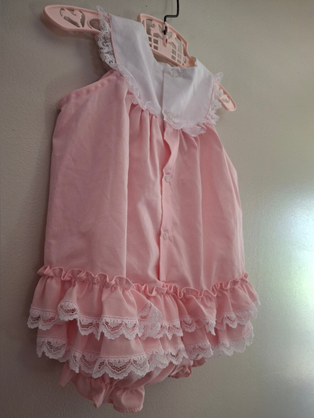 Vintage Baby Girl Romper 6/9m - Picture 4 of 5